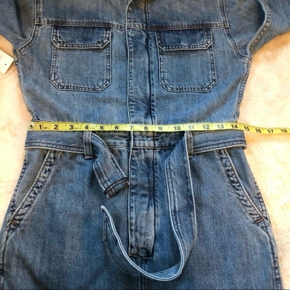NWT: Denim Forum’s Margot Denim Boiler Suit, Size XS - Picture 6 of 16